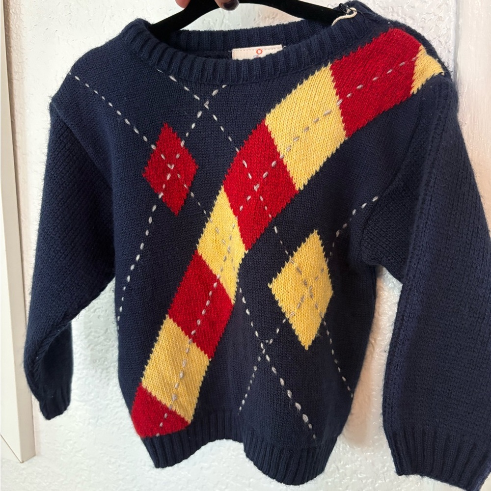 Toddler Argyle Sweater - Picture 2 of 7